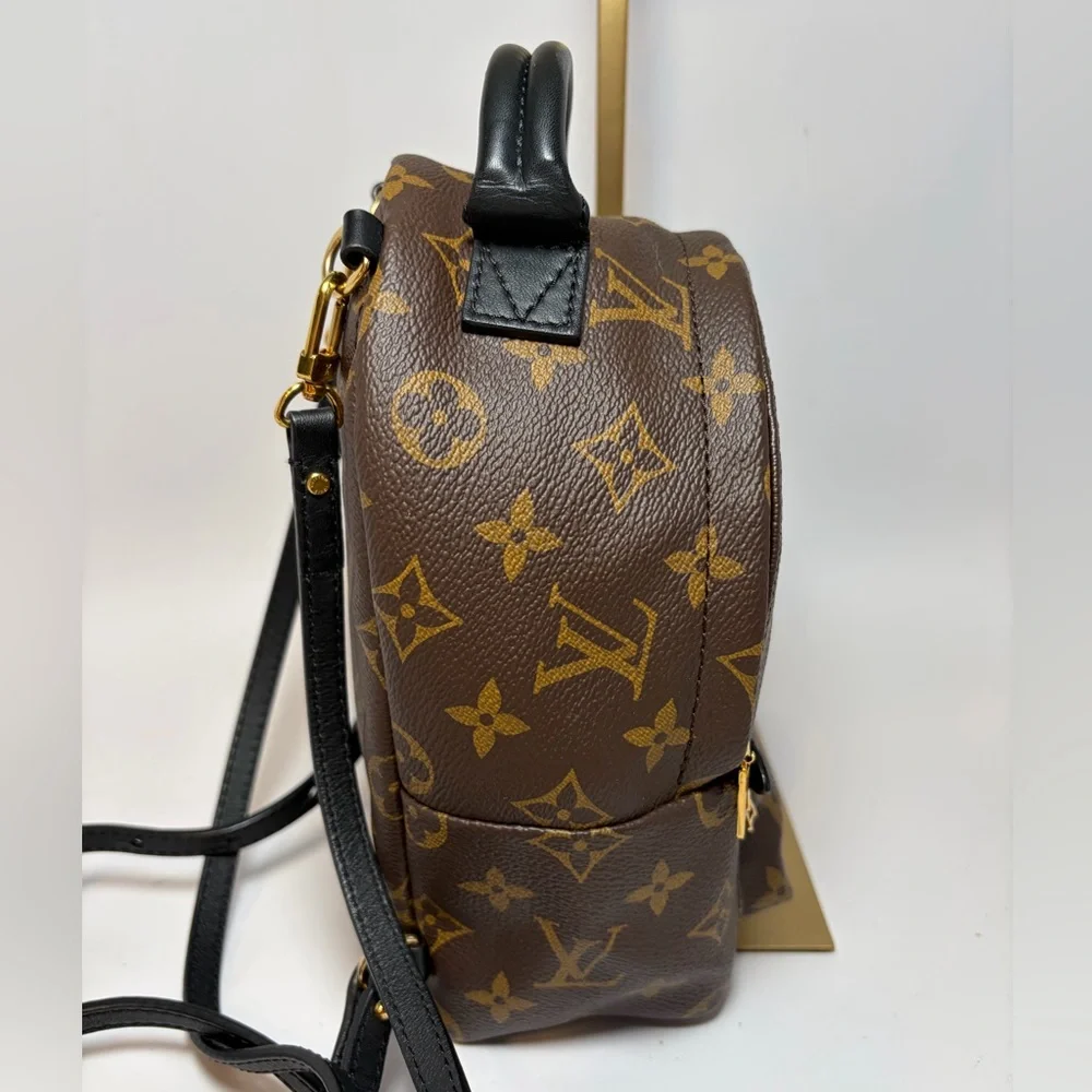 Louis Vuitton Palm Springs Mini Monogram Backpack & Crossbody w/COA